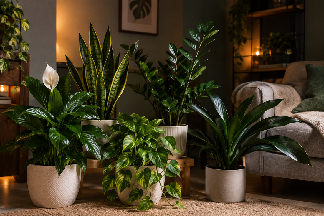 Les meilleures plantes pour un appartement où maison sans lumière