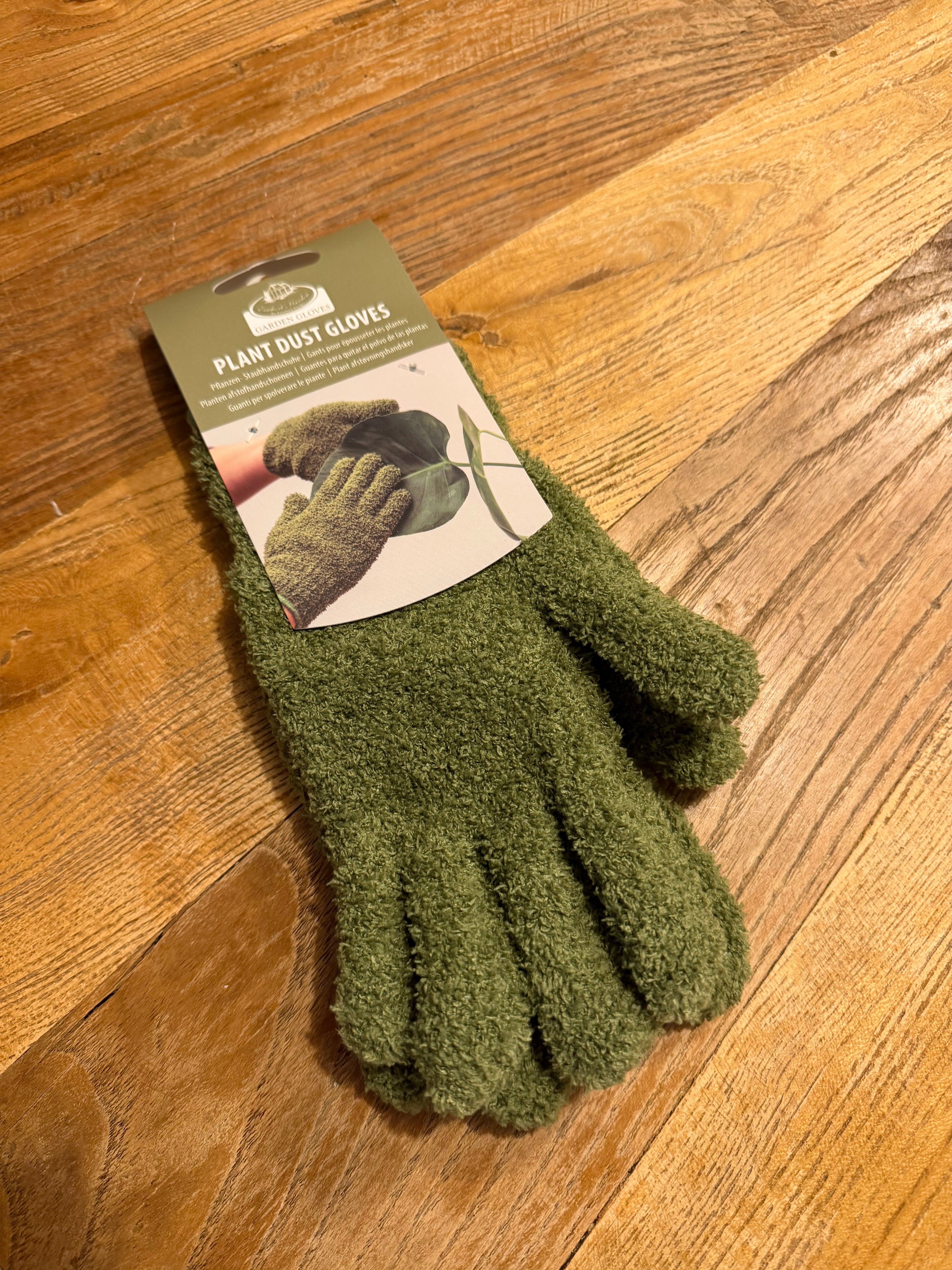 Gants de dépoussiérage pour feuilles