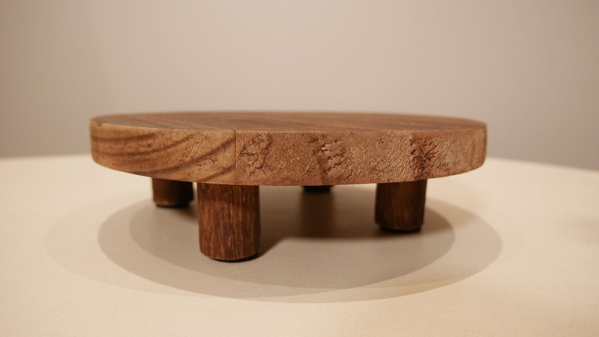 Plateau décoratif en bois