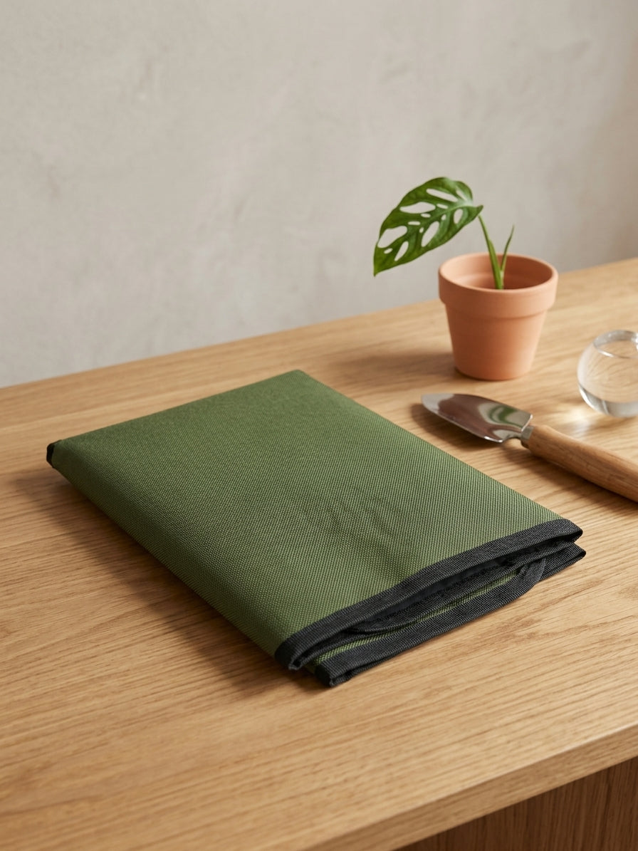 Petit tapis de rempotage pliable