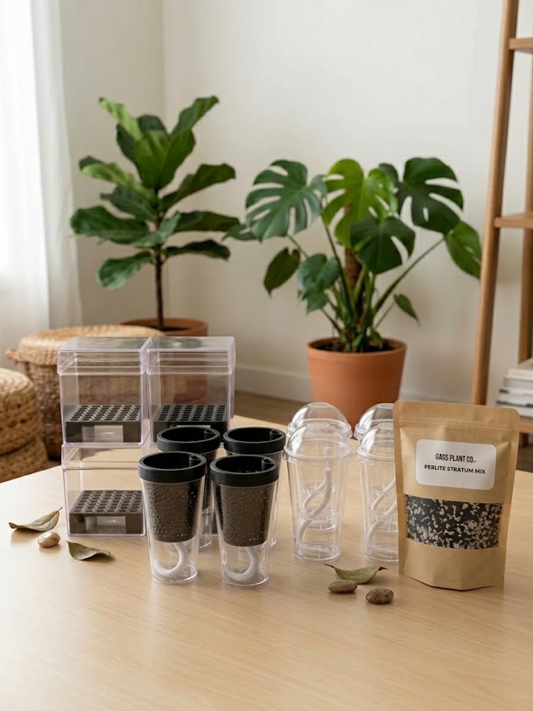GrowPack Alocasia — Germination & semi-hydro
