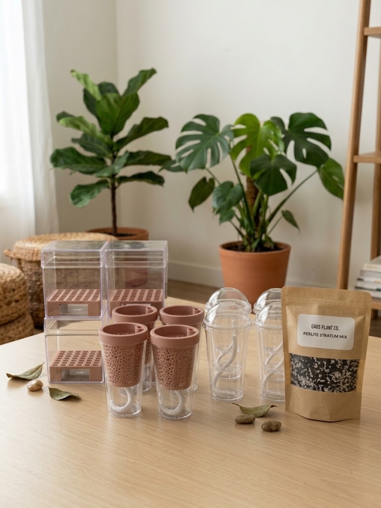 GrowPack Alocasia — Germination & semi-hydro